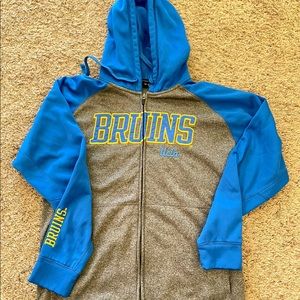 UCLA Team Champion Elite Brand Full Zip Up Sweater